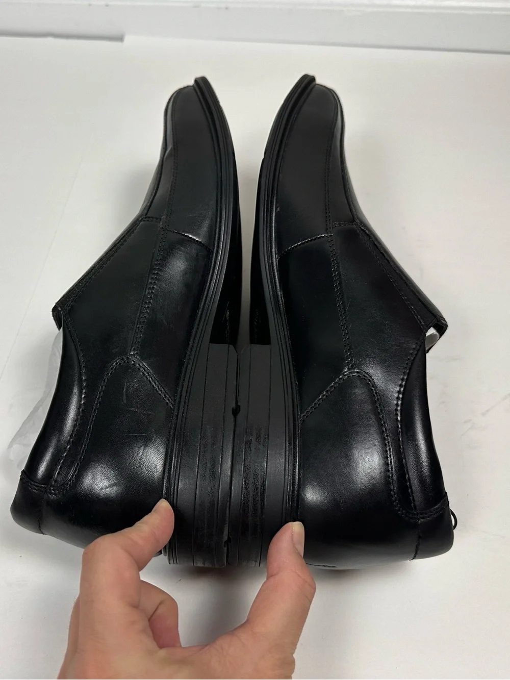 Kenneth Cole New York NY Leather Slip On Loafers Size 13 NWOB